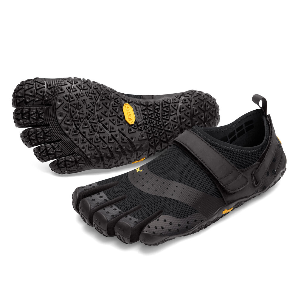 Vibram Fivefingers V-Aqua Womens Water Shoes Black Australia (GSC483590)